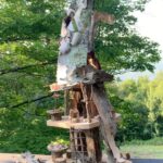 Sarah Rafferty Instagram - We made a TikTok house for #fairies. Question: are we glue gun #influencers yet?