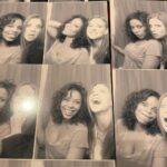 Sarah Rafferty Instagram - Insanely grateful for this magical friendship that spans three decades. Happy happy birthday to my sunshine ride or die. We love you forever and ever Auntie NaNa. @sanaalathan #tbt to Vegas 2007, backstage in CT 1995 (wtf 😂), Toronto 2013