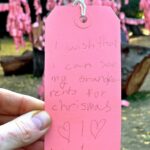 Sarah Rafferty Instagram - Safely visited the wishing tree at Descanso Gardens today. And I cried, (like you told me too @michaelmedicola) and just like I did when I visited Shrines and Temples in Japan and read the prayers handwritten and hung up on small wooden plaques (with @mauracraig1). At the time I thought it might be the jet lag. Today I know it’s the reminder that we are all so much more alike than we are different. My little one will get her wish, but over zoom this year. And we will hold out hope for next Christmas. Meantime I join the prayers I read today (swipe). May everyone have a home; I wish Marie and everyone like her peace in their time of such grief; may your life be happy and healthy and may LOVE ALWAYS FIND YOU; to Jackson’s Aunt, I pray your “darling nephew”will be cured of cancer; may the states be truly united in love; may Covid be over; and above all may there be MORE MAGIC.