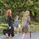 Sarah Rafferty Instagram - Off to drop my ballot in the ballot box like....#vote #voteearly #votingsquad #bigvoterenergy. Thank you for the duds @nataliemartincollection Thank you for the photo @ashleyturner ❤️ #tbt