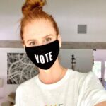 Sarah Rafferty Instagram - When we ALL vote, our democracy begins to reflect our communities and values. Happy National Voter Registration Week of Action! Celebrate with me by making your voting plan ASAP with @WhenWeAllVote 💪. If you’re already registered, tell 5 friends to do the same → weall.vote/register (link in bio) #nationalvoterregistrationday