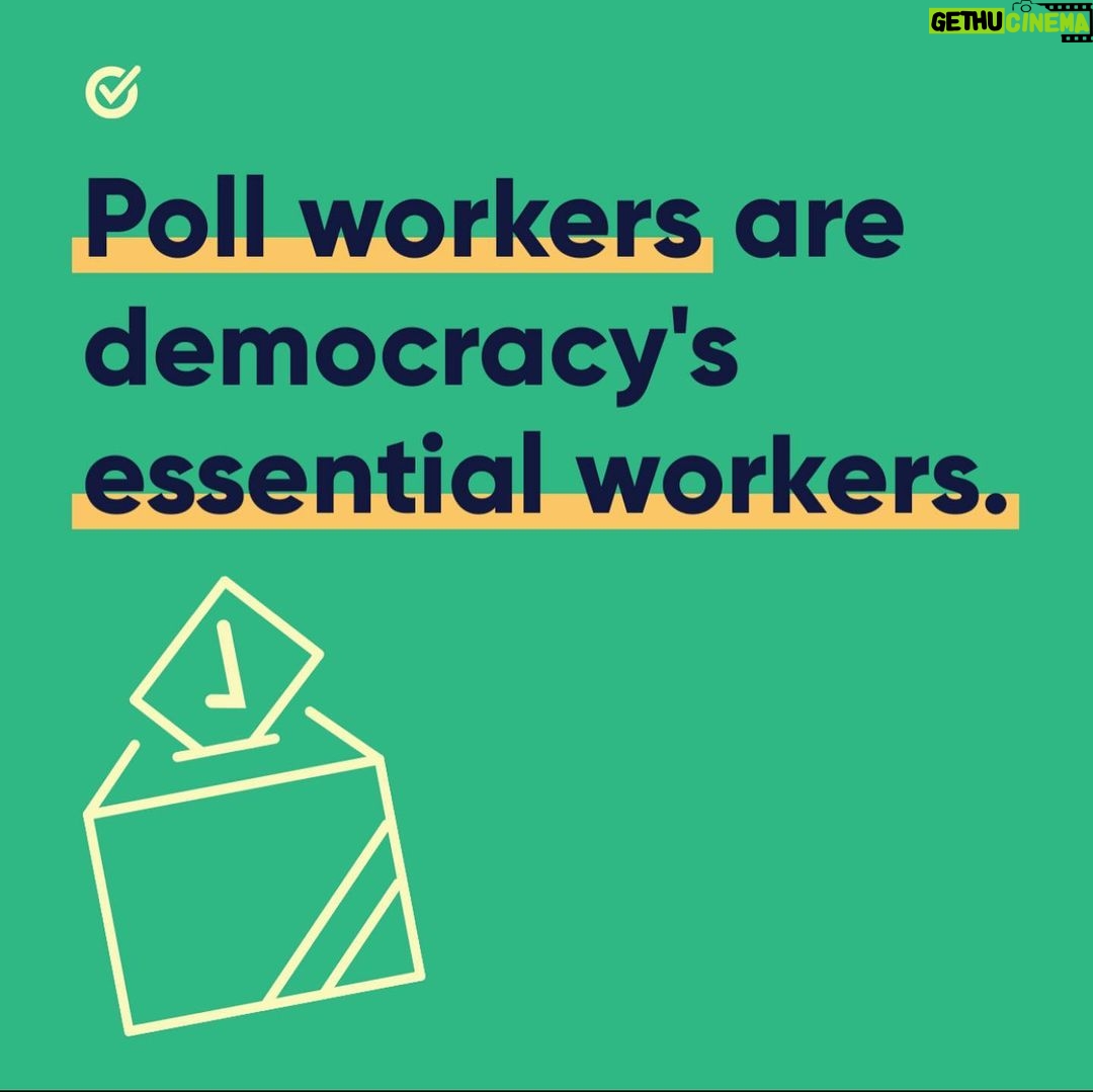Sarah Rafferty Instagram - Without poll workers, polling places will close and voters will be unable to make their voices heard on #ElectionDay On National Pollworker Recruitment Day, I’m helping recruit 250,000 poll workers with @WhenWeAllVote and @PowerthePolls to strengthen our democracy. Help us #PowerthePolls→ weall.vote/pollworker