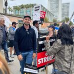 Sarah Rafferty Instagram - I love this photo and everyone in it. Two of the loved ones have birthdays this weekend. @amandaschull yesterday and @halfadams today. Happy birthday to these two rays of light. ❤️🎈 I took this photo when we all gathered on the WGA picket line back in May, before the actors also went on strike. Before the show that we all spent almost a decade working on had a mind boggling resurgence on a streaming platform. The gratitude in my heart that this show is being enjoyed to such a degree is unparalleled. To collaborate with these wild talents and to be a part of something that is being streamed weekly at the rate of BILLIONS of minutes, is beyond the wildest dreams of thelittle frizzy & freckled red headed girl that lives baffled inside me. I’ve been invited to speak about the actors strike in the press. Frankly, I’ve been waiting until my nervous system was more regulated to speak up. I’ve been working (with so much help from my friends❤️) and waiting for some of the outrage to dissipate….I’m not there yet. And I don’t want to put even a little bit of the second syllable of that word out into the world. That’s not good for anybody. So I’d like to amplify the words of professional wordsmiths. I’ve posted in my stories from our writers before, but I’ll leave some bits here in grid. (Please swipe or better yet read the whole LA Times op-Ed online) Ethan Drogin, who wrote for our show for 8 of the 9 years, revealed that all the writers were COLLECTIVELY paid 3,000 dollars this summer for their work on the show that has broken streaming records. The actors are in not the exact same boat, but a similar one, and in the same ocean. That ocean where the creative relationships are symbiotic. We actors know we are nowhere without great words and what are the words without breath? Sure, there are very well paid “a-listers” and creators in this industry for whom we need not lose sleep. And then there’s everyone else on the field who makes an assist and contributes meaningfully. Their financial participation is different than that of the MVP of course, but still should be commensurate with the team’s collective success. Too many in our industry are suffering, (cont.)