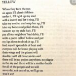 Sarah Rafferty Instagram - This photo (reposted from @ig_worldclub) took my breath away and reminded me of the poem “Yellow” by Anne Sexton which my dear @suzannecryer posted months ago. I have re-read it more than weekly. Please swipe for words as gorgeous as this image. Thanks Suzanne, I feel like this poem has been the pandemic companion I truly needed. 💛 Let me know if it speaks to you below. Xoxox
