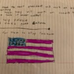Sarah Rafferty Instagram - On the eve of the election in 2016, my eldest daughter wrote this note. Tonight, four years later, both my girls wrote a quick addendum before bed. Needless to say, Santtu and I voted early because their hopes and dreams and all our lives depend on it. If you haven’t voted yet, today is the day. Tap the link in my bio or see my stories to find your polling location and get info on same day voter registration and other useful resources. #vote