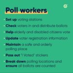 Sarah Rafferty Instagram - Without poll workers, polling places will close and voters will be unable to make their voices heard on #ElectionDay On National Pollworker Recruitment Day, I’m helping recruit 250,000 poll workers with @WhenWeAllVote and @PowerthePolls to strengthen our democracy. Help us #PowerthePolls→ weall.vote/pollworker