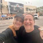 Sarah Rafferty Instagram - This writer changed my life. We are nothing without our writers. Support the writers. #wgastrong #writerstrike. @akorsh9 @wgawest Fox Studios