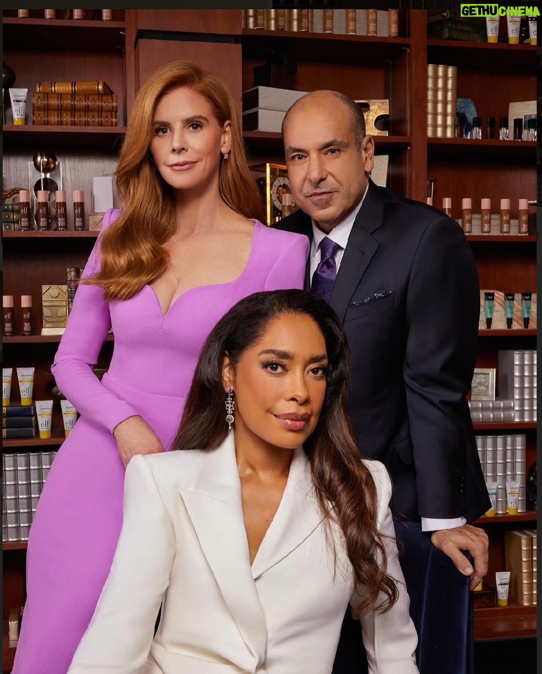 Sarah Rafferty - 87.9K Likes - Moments from the set of ✨Judge Beauty✨No one serves justice quite like we do in e.l.f. Court, right @rickehoffman & @iamginatorres?!
In e.l.f. (and good note taking) we trust💖#eyeslipsfacts.