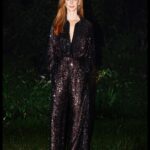 Sarah Rafferty Instagram - Thank you @gretaconstantine and @kirkpickersgill for always making me feel sparkly and a little bit disco. 🕺😘❤️❤️❤️ Photo and make up @beau_nelson Hair @davestanwell 🕺@nicholasme