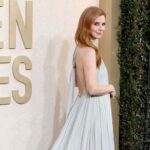 Sarah Rafferty Instagram - Thank you @goldenglobes for inviting me to join old friends and new yesterday. It was a thrill and an honor. So much thanks is due to so many for helping this lady step out with just few days notice. I can never thank my tireless and intrepid manager, Charlton Blackburne, enough for all he does for me….including flying to Paris to deliver this @Lanvin creation. Thank you to our friends @sylvainruffier @camera_lucida_ and the #lanvin team for helping us while still on holiday. Thank you @louboutinworld for fairytale shoes. Thank you @beau_nelson and @davestanwell for the face and the hair and the borderline excessively needy hand holding. Thank you bff @annarothmilner for the world’s most artful and utterly essential taping of the bits on a windy day, 💃 @ohmeredith for the remote hair coloring., 😂 @brazilianbeautybarla for the witchery. @tylerellisofficial 👛 @leonyvonne 💍@joyeriayanes