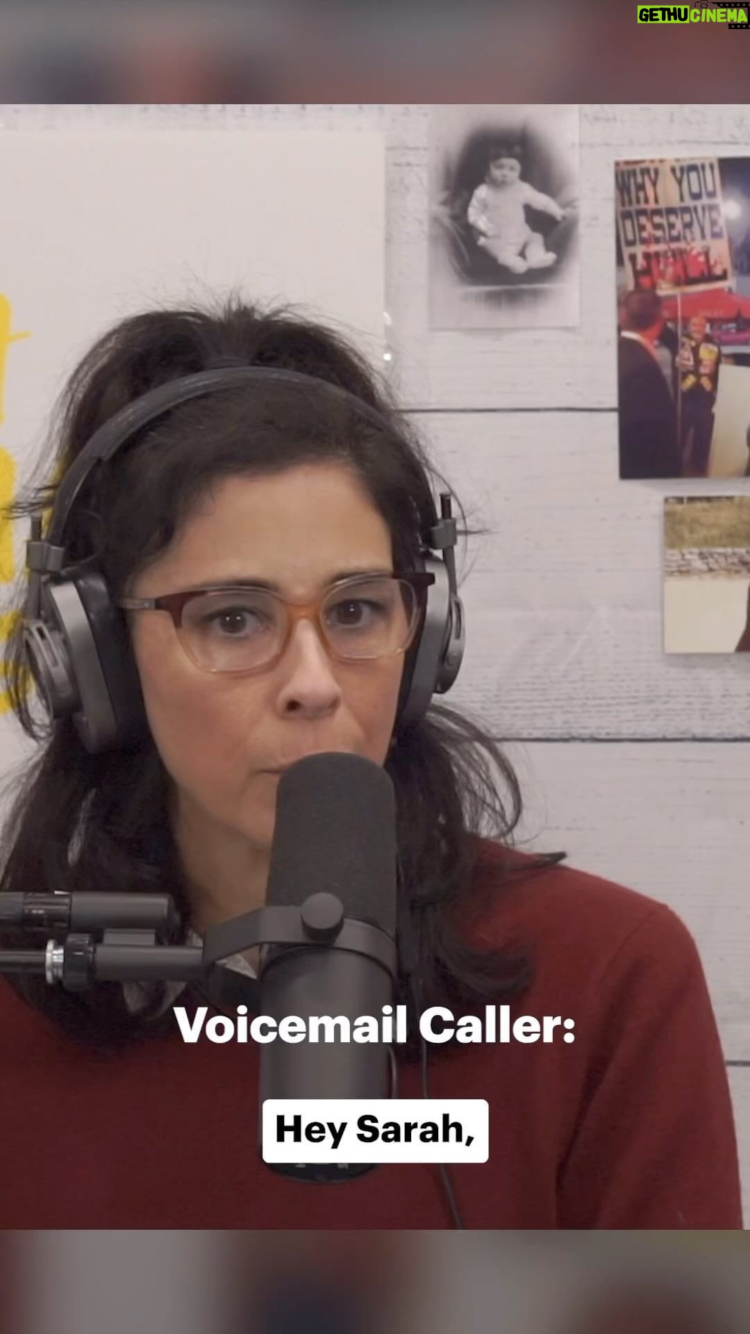 Sarah Silverman Instagram - Thinking of this friend I’ve never met and hoping he feels community - listen to whole conversation and show #SarahSilvermanPodcast