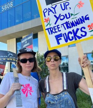 Sarah Silverman Instagram - “pissed off socialist jewish girls
oil on canvas (2023)”
-Hannah Einbinder
