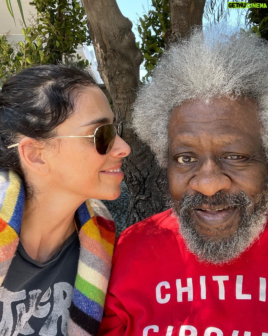 Sarah Silverman Instagram - Friendship lunch. A bright spot on a hot fucking day.