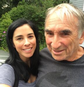 Sarah Silverman Instagram - My best pal, Schleppy - my dad, died last night. All the sisters, and grandkids surrounded him with love and singing and very dark fucked up jokes this final week. But ultimately, he wanted to be with his love, Janice, who we lost last Monday. No shiva- of you wanna do something please donate to @2ndnurture ❤️ He always said he was the richest man in the world because of his family, and he was.