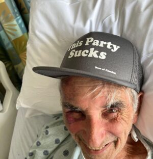 Sarah Silverman Instagram - My best pal, Schleppy - my dad, died last night. All the sisters, and grandkids surrounded him with love and singing and very dark fucked up jokes this final week. But ultimately, he wanted to be with his love, Janice, who we lost last Monday. No shiva- of you wanna do something please donate to @2ndnurture ❤️
He always said he was the richest man in the world because of his family, and he was.