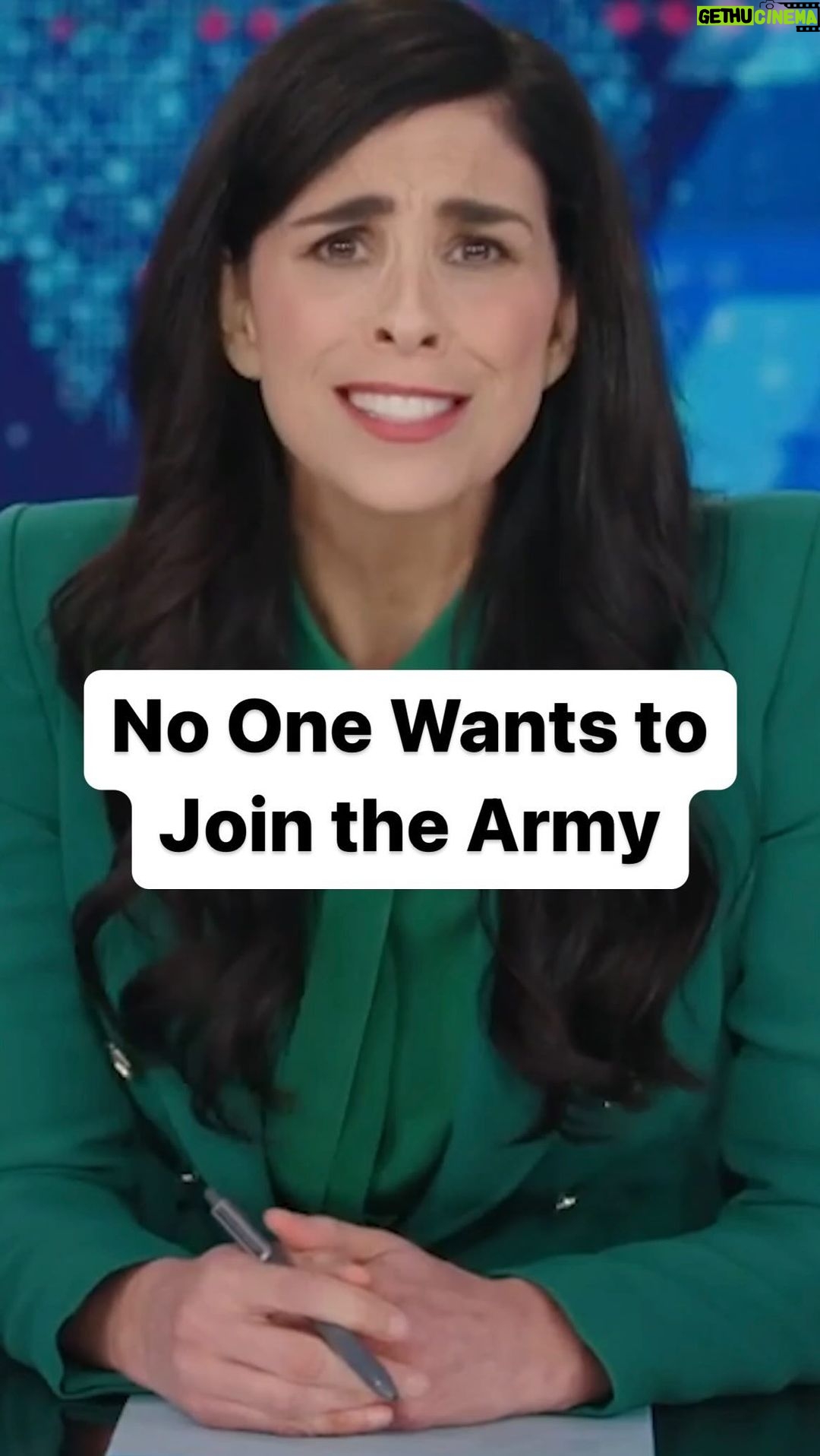 Sarah Silverman Instagram - Low army recruitment numbers aren’t due to wokeness, people just really like not dying. @sarahkatesilverman