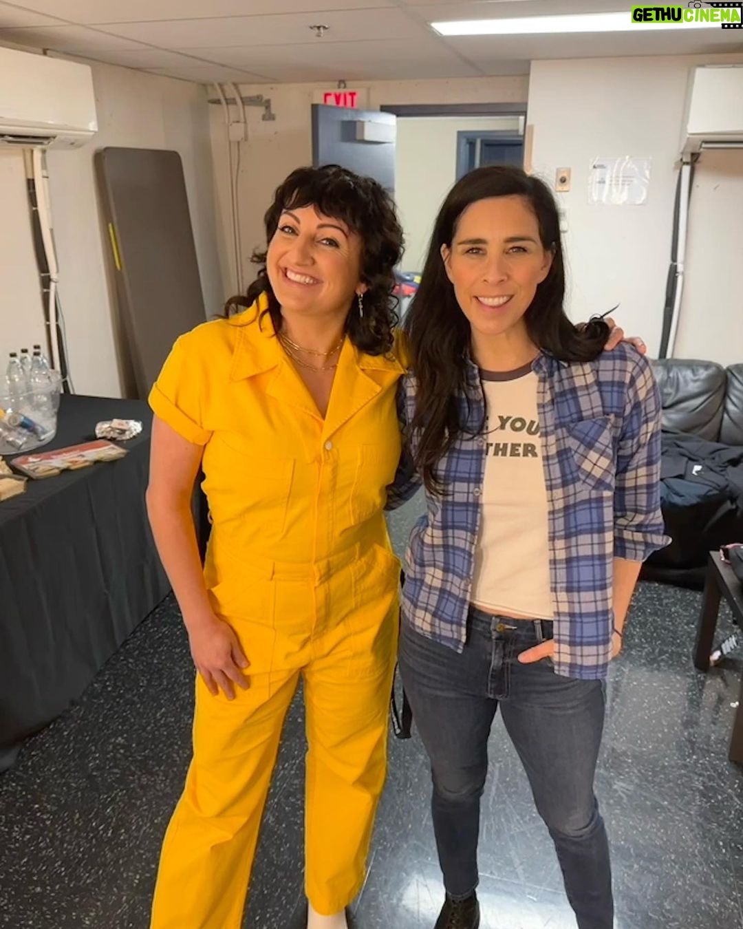 Sarah Silverman Instagram - So much fun in Vancouver tonight w @jflvancouver and the awesome @stephtolev who, off stage, is not very funny at all