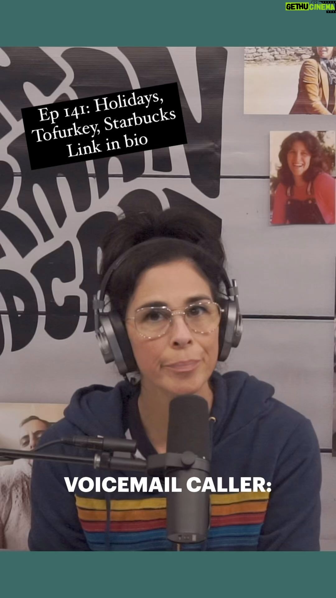 Sarah Silverman Instagram - HAPPY THANKSGIVING! New episode #SarahSilvermanPodcast Leave messages at www.speakpipe.com/TheSarahSilvermanPodcast