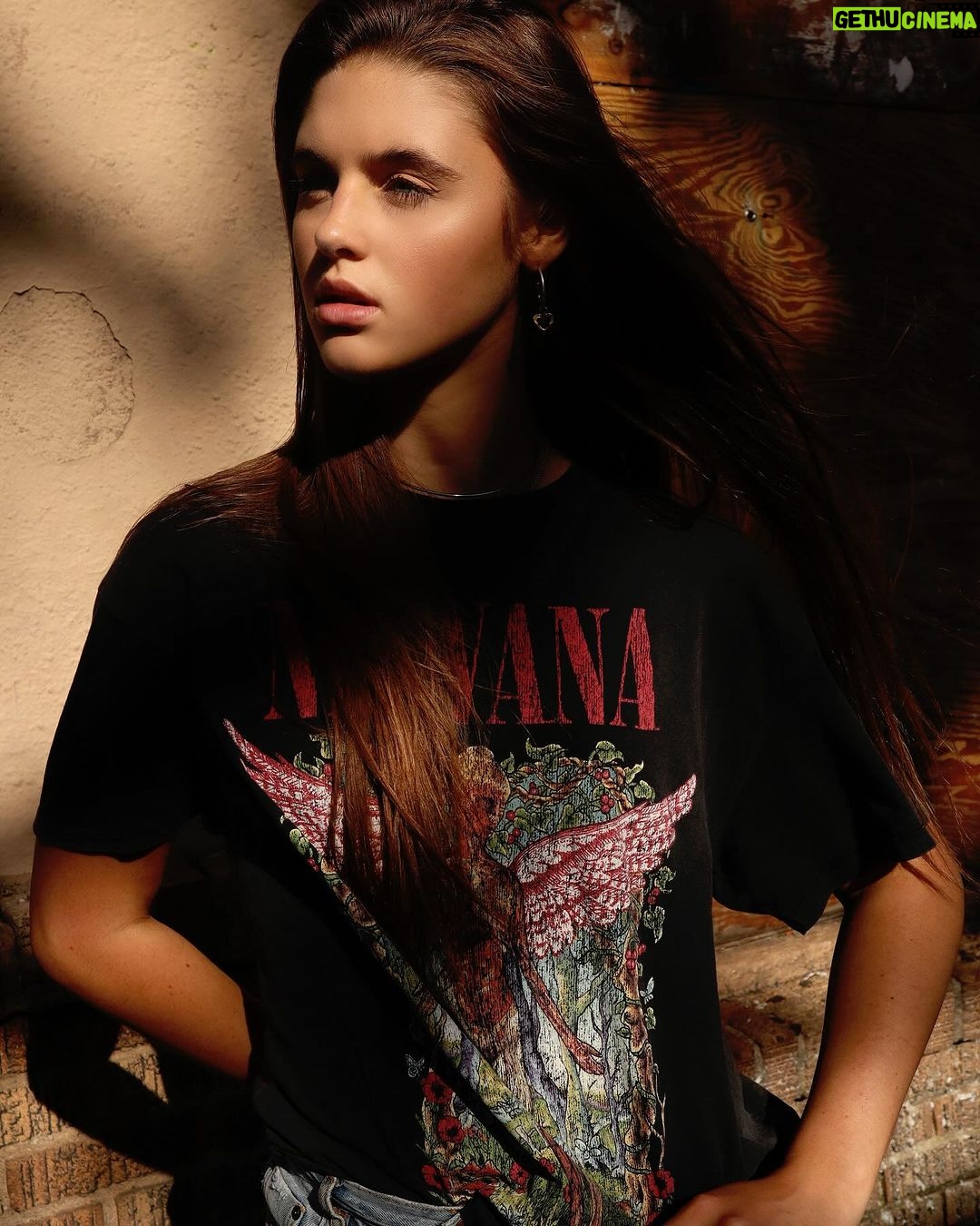 Savannah Clarke Instagram - N I R V A N A __________________________________ Nirvana is a place of perfect peace and happiness, like heaven. ___________________________________ #Nirvana #RockTshirts #DenimCutOffs #BlackBoots #Hike #RunyonCanyon #LetsGetFit #ExcerciseForYourMind #Outdoors #BackToNature #LaWalls #LightandShadePhotography #TakenOnAIphone #LALiving #RechargeYourSoul #ootw ____________________________________ Los Angeles, California