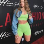 Savannah Clarke Instagram - W A L K E D ____________________________________ Don’t forget the art of eye contact . ________________________________ #Runway #Walk #LimeGreen #SportyMeetsStreet #BikeShorts #LeisureWear #Comfort #SportsWearStyle #RedCarpetReady #GlamourousAffair #StarStuddedEvent #AListCelebs #RedCarpetGlamour #VIPStyle #CelebrityFashion #HollywoodGlam #PaparazziReady #RedCarpetScene ___________________________________ Godfrey Hotel Hollywood