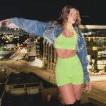 Savannah Clarke Instagram - W A L K E D ____________________________________ Don’t forget the art of eye contact . ________________________________ #Runway #Walk #LimeGreen #SportyMeetsStreet #BikeShorts #LeisureWear #Comfort #SportsWearStyle #RedCarpetReady #GlamourousAffair #StarStuddedEvent #AListCelebs #RedCarpetGlamour #VIPStyle #CelebrityFashion #HollywoodGlam #PaparazziReady #RedCarpetScene ___________________________________ Godfrey Hotel Hollywood