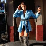 Savannah Clarke Instagram - I N T U I T I O N ___________________________________ Your intuition is your gift of divine protection. Trust it more. __________________________________ #BlueJacket #LongBoots #Snakeprint #FashionLook #AlwaysFindTheLight #Reflection #intuition #ProtectYou #TrustMore #SeekLight #MusicHeals _____________________________________ Los Angeles California