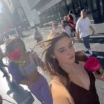 Savannah Clarke Instagram - T h I S _______________________________ Your heart knows So run in that direction __________________________________ #PalmTrees #BrightColours #GirlFriendsBeLike #Hollywood #HollywoodWalkOfFame #Stars #Eclipse #RoofTopView #eclipse2024🌘 #Sunshine #CaliVibes #Roses #MirrorSelfies #BalconyViews #Sunshine #CityOfAngels ___________________________________