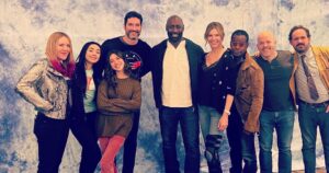Scarlett Estevez Instagram - I had the best time at #lux2!! I worked on Lucifer from the time I was 7-13 and getting to revisit it this weekend while being a little older was special. Grateful to have been a part of this show and lucky to have worked with these people. 
❤️😈