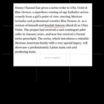 Scarlett Estevez Instagram - So thrilled to finally be able to share! This is a dream role, and to get to do it alongside @bluedemonjr and the rest of this fantastic cast is such a gift. So proud of this story that is showing a Latina character as a super hero!! I can’t wait for y’all to meet Ultra Violet and see the magic we’ve been cooking up. 💜💙💜💙
