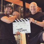Scott Adkins Instagram – Excited to announce my latest project – Take Cover – “A burned-out professional sniper finds himself trapped in an all-glass penthouse by a lethal competitor and must find a way to survive and escape with little to no cover between him and the killer.” Pictured here with director @nickmckinless Principle photography starts June 19th #TakeCoverMovie #ScottAdkins #Action