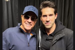 Scott Adkins Instagram - Meeting up with the mighty Muscles from Brussels @jcvd at Brussels Comic Con today. Please come on the Art of Action @jcvd - the fans will love it! 👊👊💪