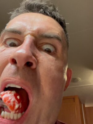 Scott Adkins Instagram - It’s not easy being a fat dragon! #killa @johnwickmovie @thunderroadpictures @lionsgate @lionsgateuk @87eleven_entertainment #johnwick4