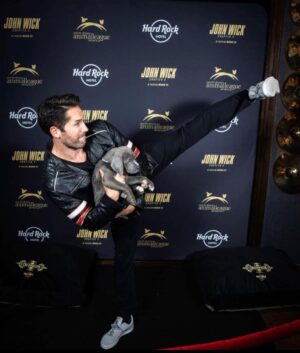 Scott Adkins Instagram - Happy #nationalpuppyday with @hardrockhotels @johnwickmovie