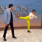 Scott Adkins Instagram - @johnwickmovie, you need an extra for the next movie? With the help of @thescottadkins, @tamronhall is available and now an expert at chambering the knee. 🥋🎥