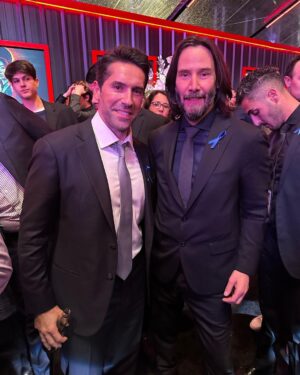 Scott Adkins Instagram - He truly lives up to his reputation of nicest man in Hollywood. Thank you Keanu 🙏 @johnwickmovie