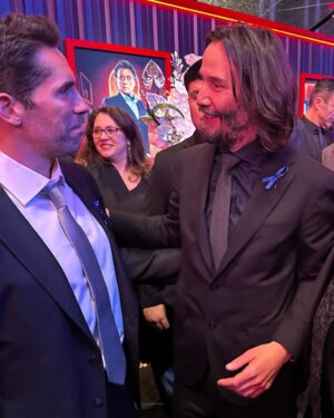 Scott Adkins Instagram - He truly lives up to his reputation of nicest man in Hollywood. Thank you Keanu 🙏 @johnwickmovie