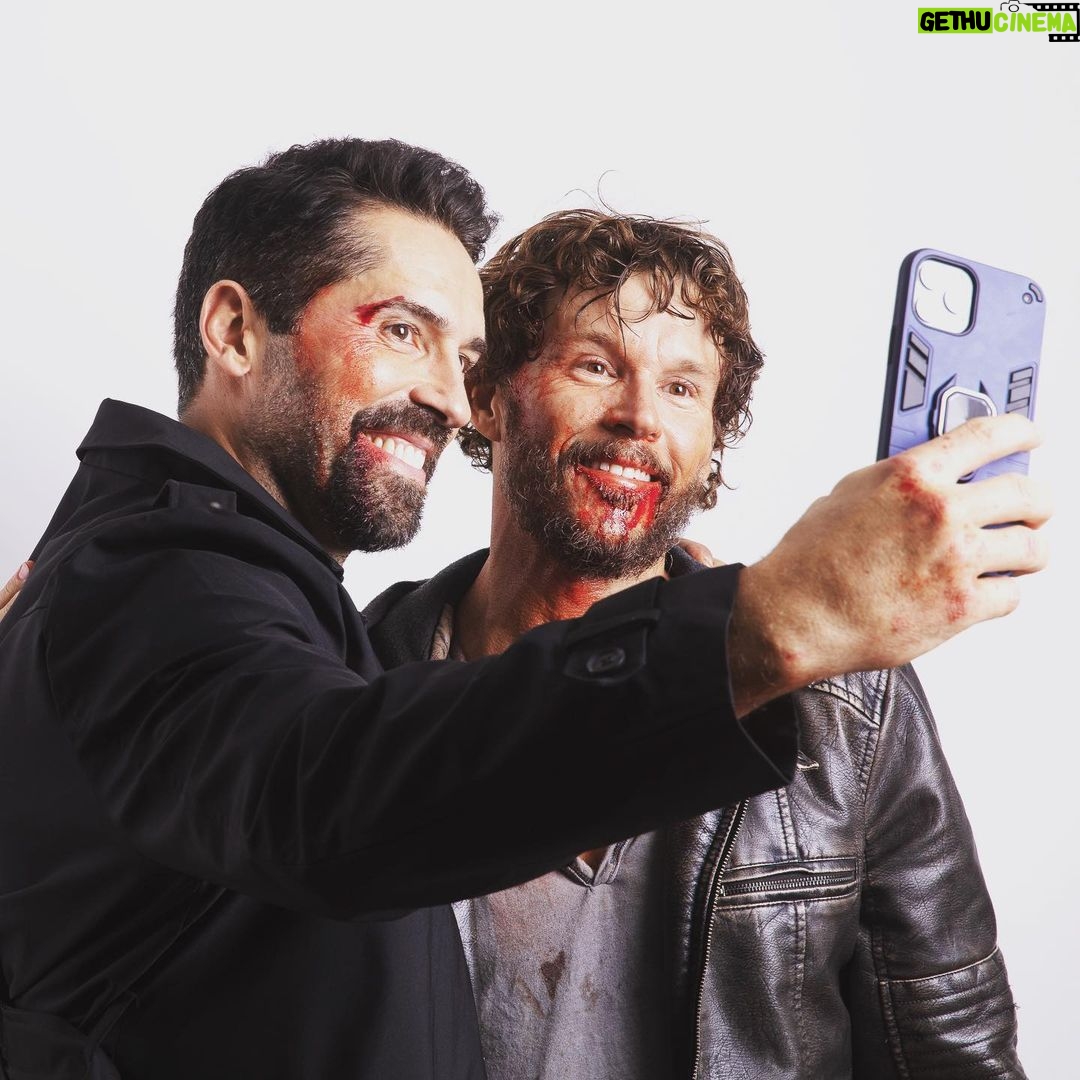 Scott Adkins Instagram - Was an absolute pleasure working with Ryan Kwanten in Section 8 - out this week @seskri @thefirebrandbb