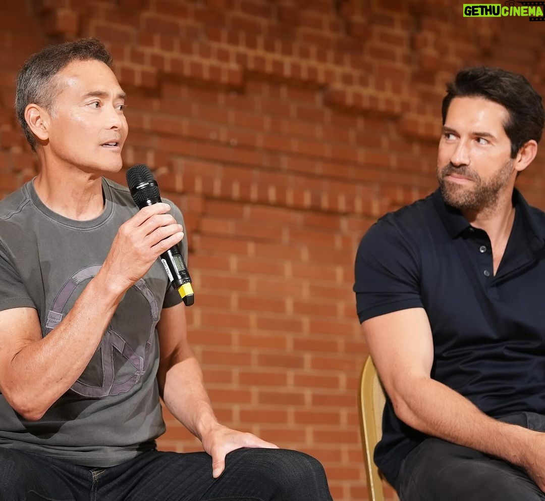 Scott Adkins Instagram - What a pleasure to share the stage with @dacascosmark at the @theactionfestival back in the summer. This man inspired me greatly and continues to do so.