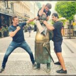 Scott Adkins Instagram - This dude in Budapest thought he was hard so @therealdanielbernhardt @markozaror and I showed I’m what’s up!