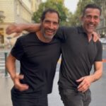 Scott Adkins Instagram - Having a right laugh with these two chaps out here in Budapest 💪💪💪 @markozaror @therealdanielbernhardt #gunshow