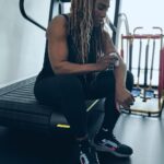 Serena Williams Instagram – Quick ice down for my arms with @WillPerform 🆒 Relief Roll-On is my go to post workout.
