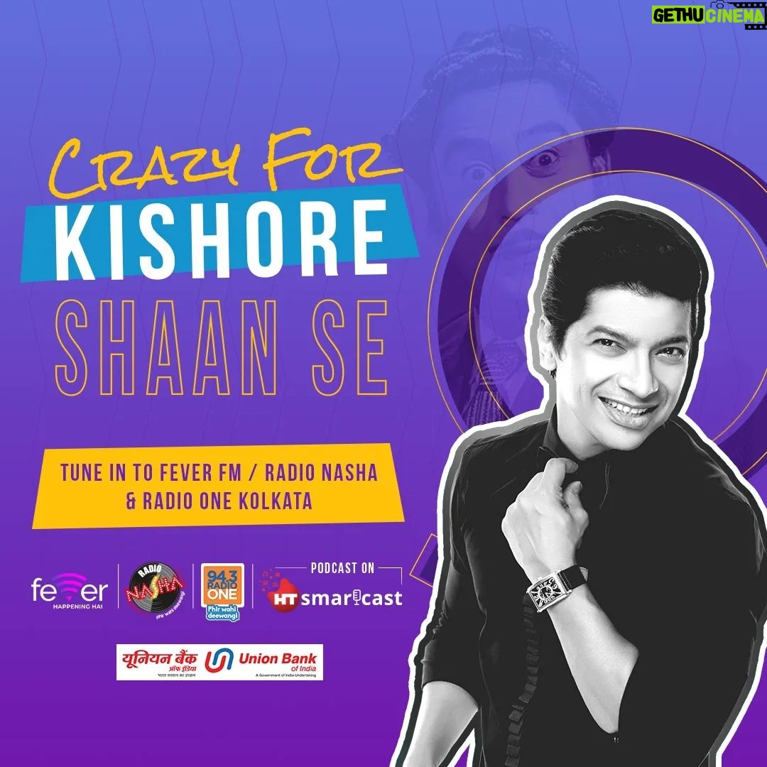Shaan Instagram - Kishore da ki kahaani, @singer_shaan ki zubani. Tune into #CrazzzyyyforKishore!!! with one and only shaan, starting Monday 12th Feb All fever networks- 4-5pm Ahmedabad fever- 11pm-12am Radio Nasha mumbai- 11am-12pm Radio one kolkata- 4-5pm #kishorekumar #shaan #crazyforkishore #musicshow India