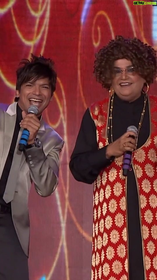 Shaan Instagram - Looking back to a time when the stage at the Music Mirchi Awards was set ablaze by the musical brilliance of @singer_shaan and @usha.uthup – a nostalgic moment of two musical geniuses leaving an indelible mark. #shaan #ushauthup #awards #awardnight #mma #boywood #hritik Mumbai - मुंबई
