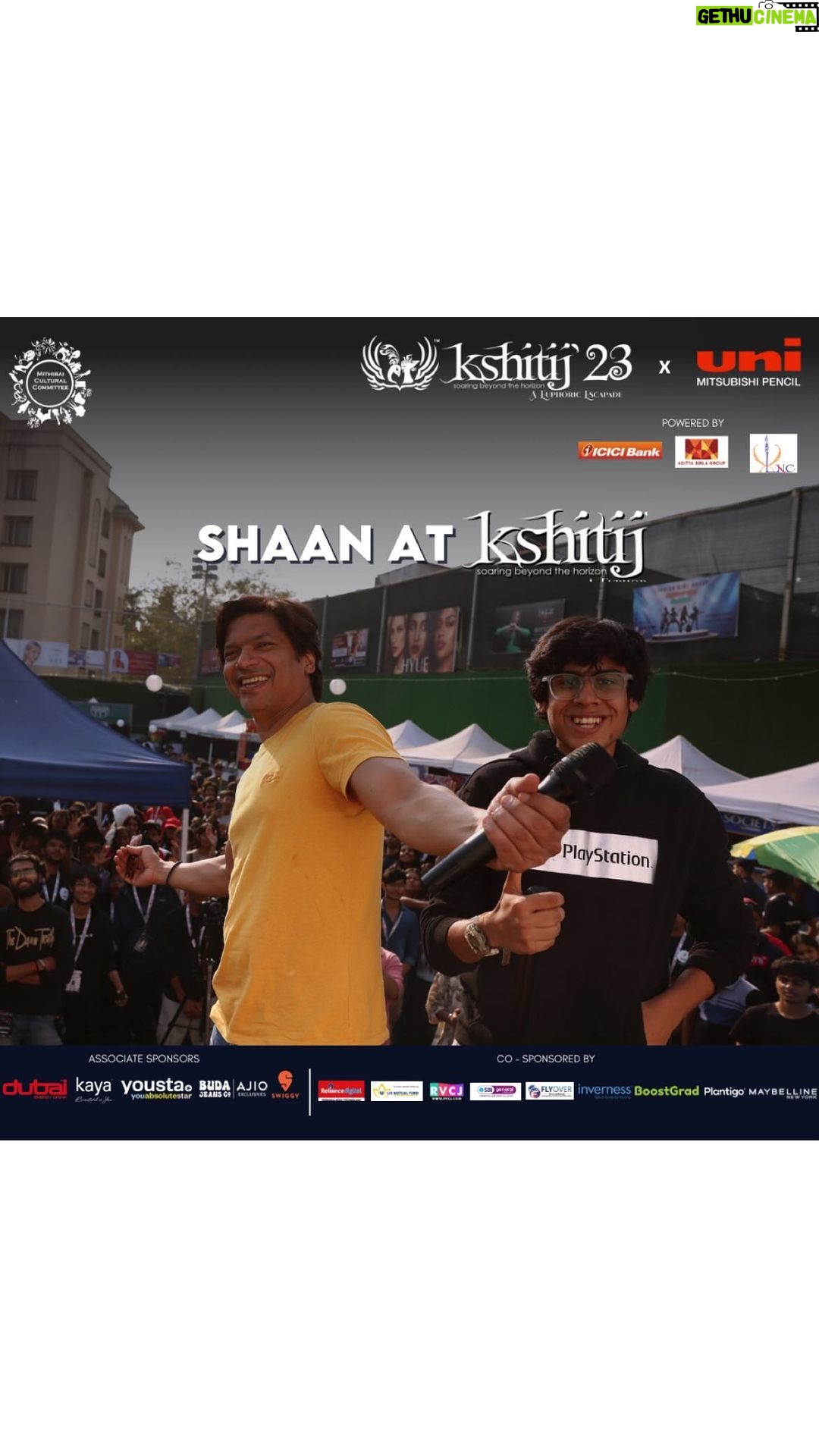 Shaan Instagram - Shaan, the maestro, gracing the Kshitij Show with his charismatic presence, creating an enchanting atmosphere without uttering a single note. š #mithibai #mithibaikshitij #kshitij2023 #kshitij23 #collegefest #culturalfest #pronite #concert #shaan #shaanmusic #shaanmusiclabel
