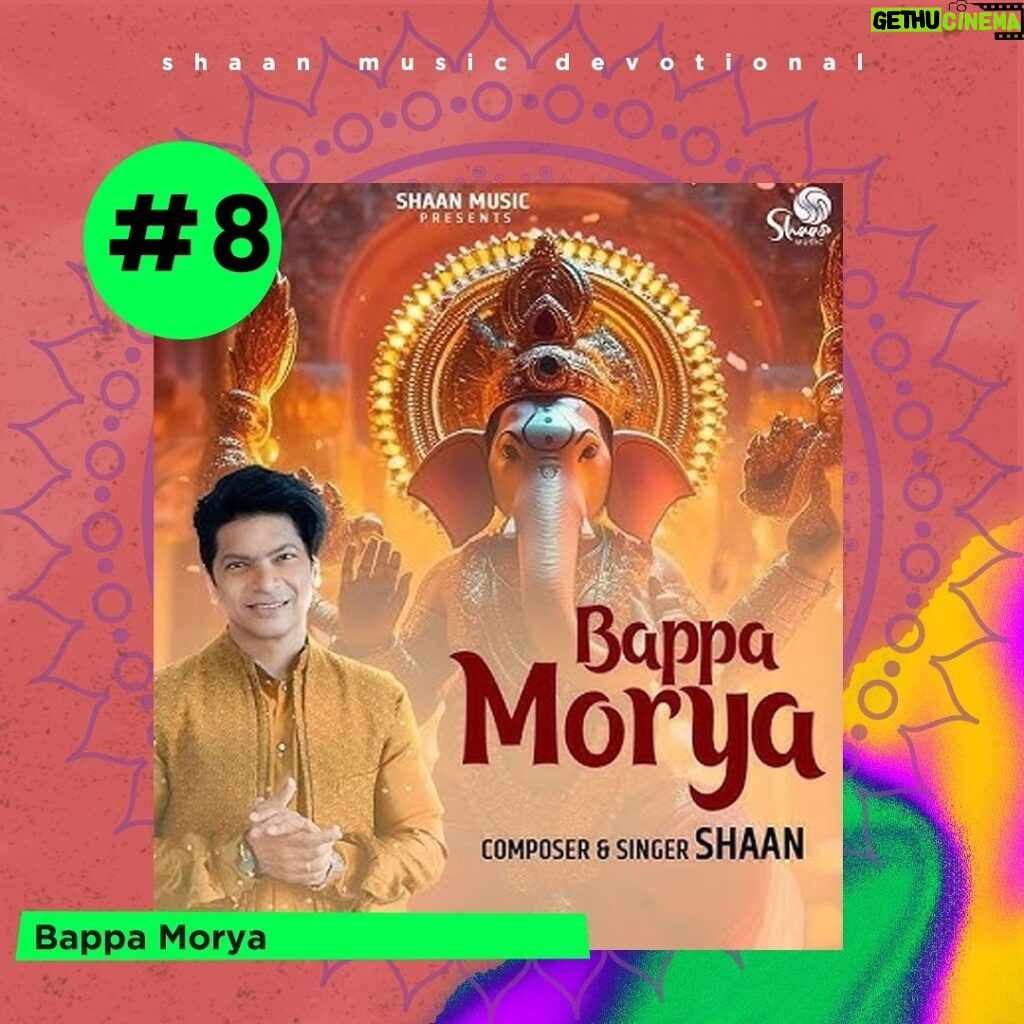 Shaan Instagram - Szn 2023 is almost over & as the curtain falls on 2023 we reflect on our achievements and assess how our music fared!⭐️ At #8, we have Bappa Morya. 🪬 2023 marks the year of Shaan Music’s devotional venture, seeking to add a soothing touch to your spiritual moments🕉️🙏🏻 ‘Bappa Morya’ clocked over 5 lakh streams across platforms making it one of the most heard devotional song of 2023. Explore - Shaan: Best of the Best Playlist - https://open.spotify.com/playlist/1ExD7cX4TEreReOYPYgPZf?si=e4a1be089193485f (Link in bio) [ Shaan Music, Record Label, Recap2023, Bappa Morya, #8, Top Song, YouTube, Spotify, Apple Music, Jio Saavn, Hungama, Airtel Wynk, Resso, YouTube Music, Amazon Music, Gaana ]