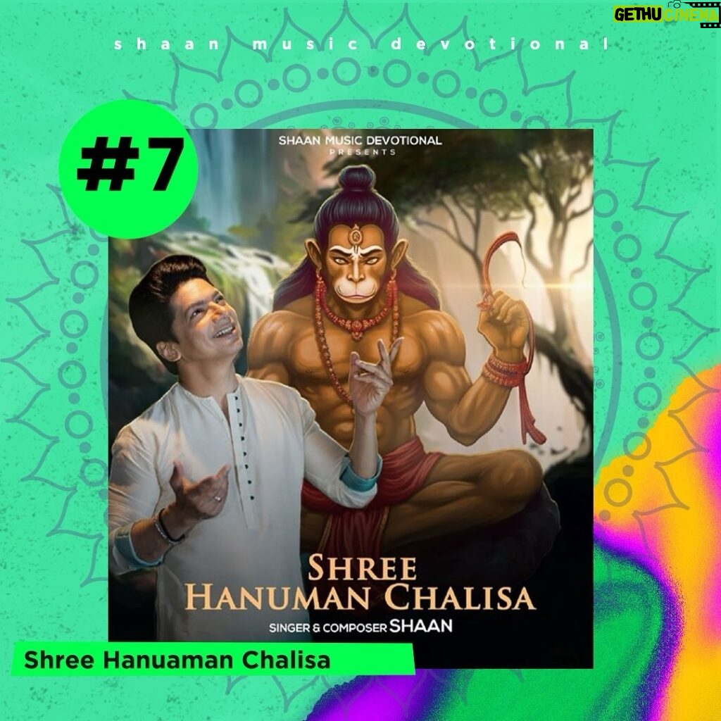 Shaan Instagram - Szn 2023 is almost over & as the curtain falls on 2023 we reflect on our achievements and assess how our music fared!⭐️ At #7, we have Shree Hanuman Chalisa. 🪬 2023 marks the year of Shaan Music’s devotional venture, seeking to add a soothing touch to your spiritual moments🕉️🙏🏻 ‘Shree Hanuman Chalisa’ clocked over 5 lakh streams across platforms making it one of the most heard devotional song of 2023. Explore - Shaan: Best of the Best Playlist - https://open.spotify.com/playlist/1ExD7cX4TEreReOYPYgPZf?si=e4a1be089193485f (Link in bio) [ Shaan Music, Record Label, Recap2023, Shree Hanuman Chalisa, #7, Top Song, YouTube, Spotify, Apple Music, Jio Saavn, Hungama, Airtel Wynk, Resso, YouTube Music, Amazon Music, Gaana ]