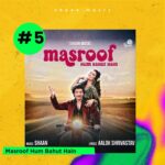 Shaan Instagram - Szn 2023 is almost over & as the curtain falls on 2023 we reflect on our achievements and assess how our music fared!⭐️ At #5, we have Masroof Hum Bahut Hain. 🧡 “One has come to realise, that when left to ourselves, we often feel lost and incomplete. But when we surrender to a higher spirit and connect with our inner consciousness, we start to find fulfilment in what we do” ‘Masroof Hum Bahut Hain’ clocked over 22 lakh streams across platforms making it the one of the most heard Shaan Music Label song of 2023. Explore - Shaan: Best of the Best Playlist - https://open.spotify.com/playlist/1ExD7cX4TEreReOYPYgPZf?si=e4a1be089193485f (Link in bio) [ Shaan Music, Record Label, Recap2023, Masroof Hum Bahut Hain, #5, Top Song, YouTube, Spotify, Apple Music, Jio Saavn, Hungama, Airtel Wynk, Resso, YouTube Music, Amazon Music, Gaana ]
