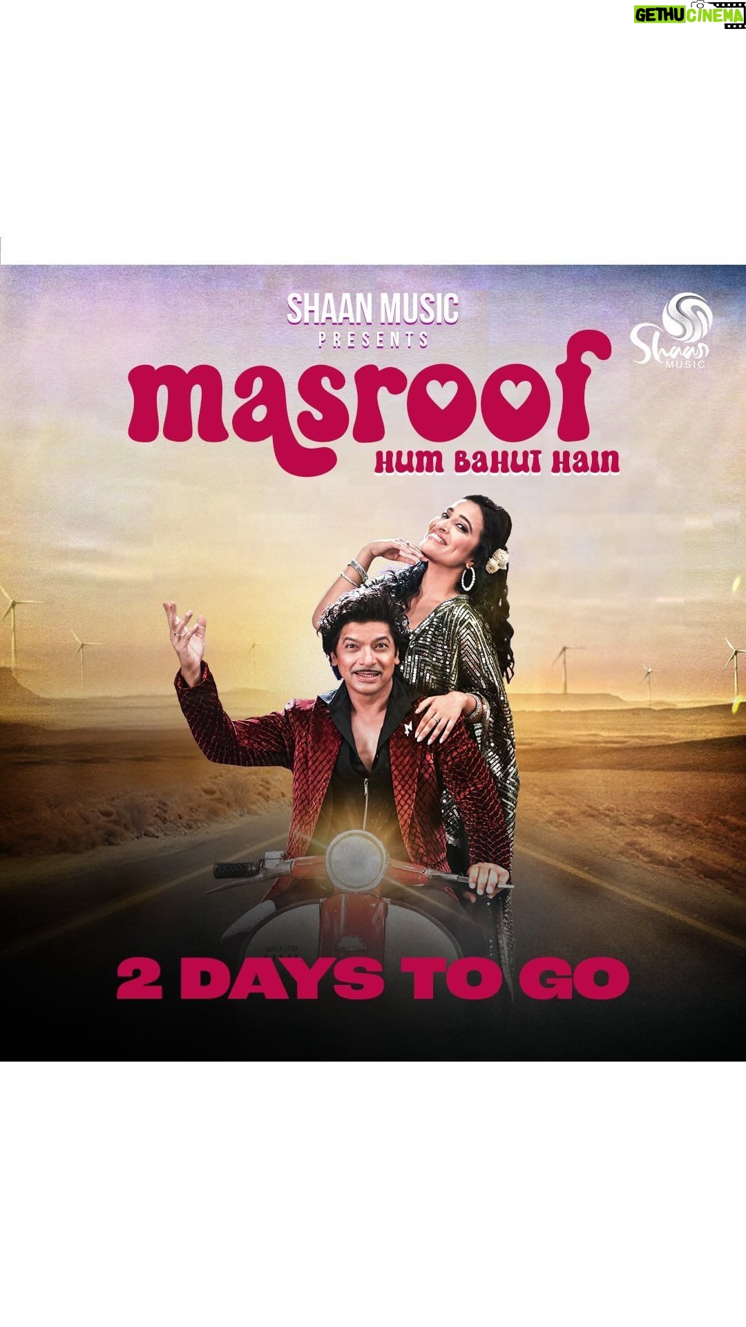 Shaan Instagram - Just 2 days left! โ๏ธ Brace yourselves as we present the second look teaser of โMasroof Hum Bahut Hain.โ ๐ฅ๐ฅ The excitement is soaring, sharing this sneak peek with you all! ๐บ๐ #Shaan #ShaanMusic #Masroof #MasroofHumBahutHain #NewSong #2daystogo