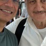 Shaan Instagram - In all these years of knowing @anupampkher Ji .. I only realised today .. that He and my Maa share the same Birthday .. no wonder i have always felt such a special bond with him .. and recently we had a wonderfull time in #Hyderabad where i was given the opportunity and pleasure of recording 2 beautiful songs for His Dream Project #TanviTheGreat composed by Meastro #MMKreem !! My Best Wishes, Respect and love to you AnupamJi, on your Special Day!!! Lots of Health, Happiness and Continued Success to You ❤️🤗🎂🙏🥳