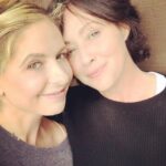 Shannen Doherty Instagram – Happy birthday S. Love you!! @sarahmgellar